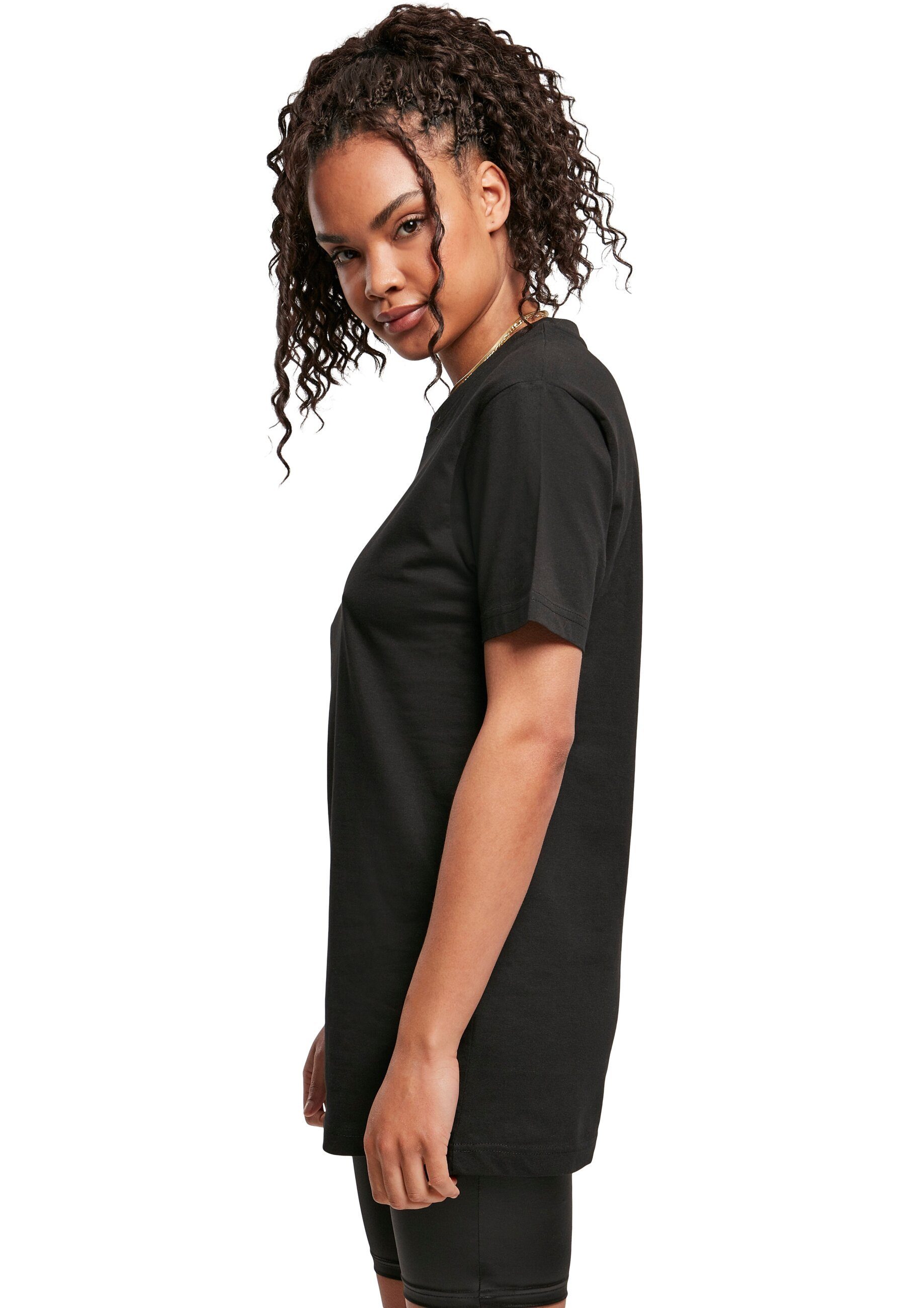 black Ladies MisterTee OFF Tee Kurzarmshirt (1-tlg) EMB Damen