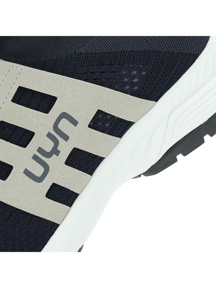 UYN Nature Tune (Merinowolle, flexibel, nahtlos) dunkelblau/anthrazit Sneaker