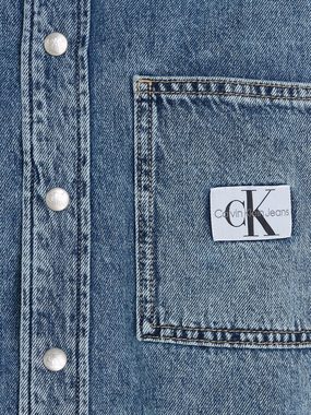 Calvin Klein Jeans Jeansbluse CROPPED DAD DENIM SHIRT