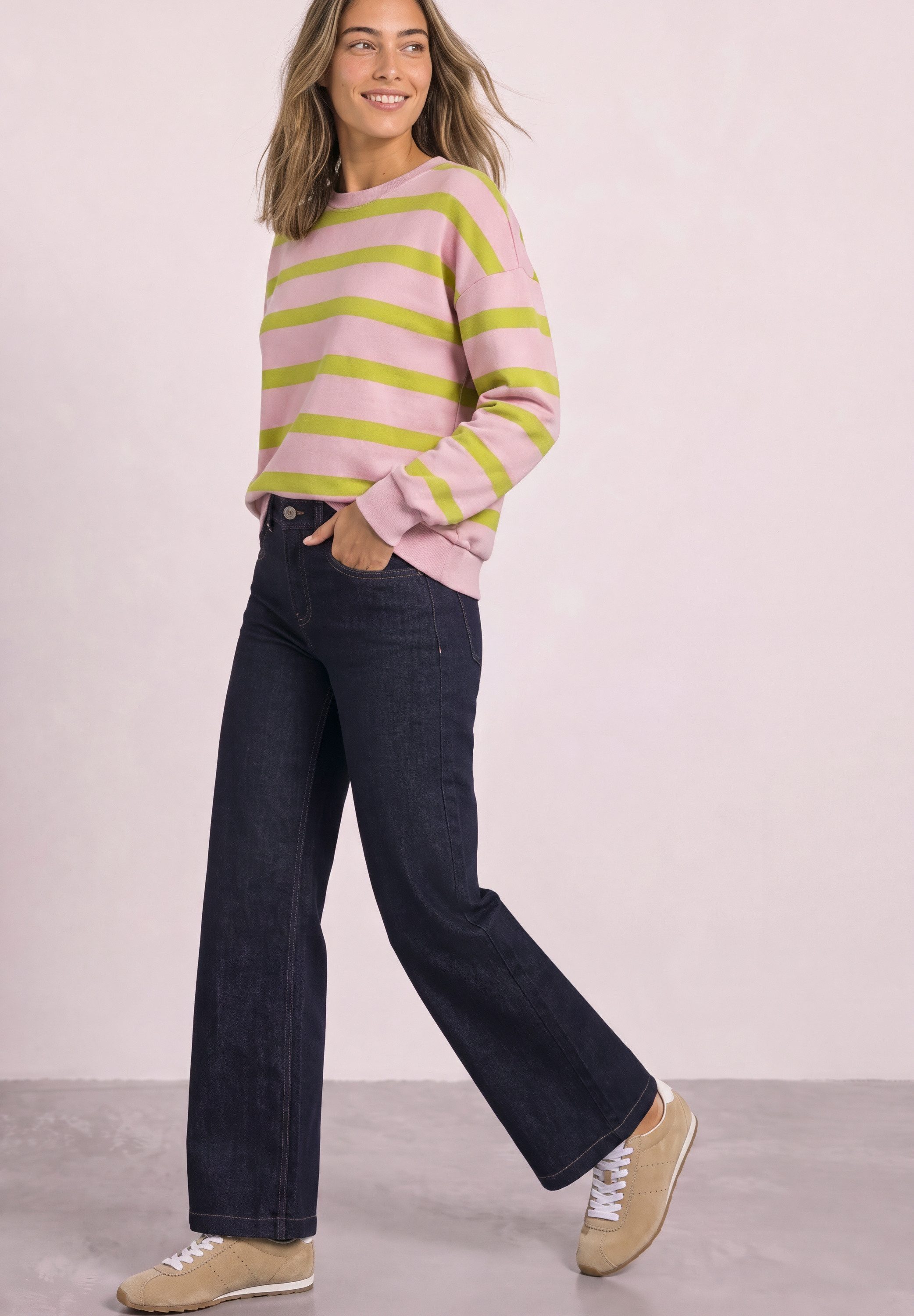 STREET ONE Sweatshirt im Streifen-Design