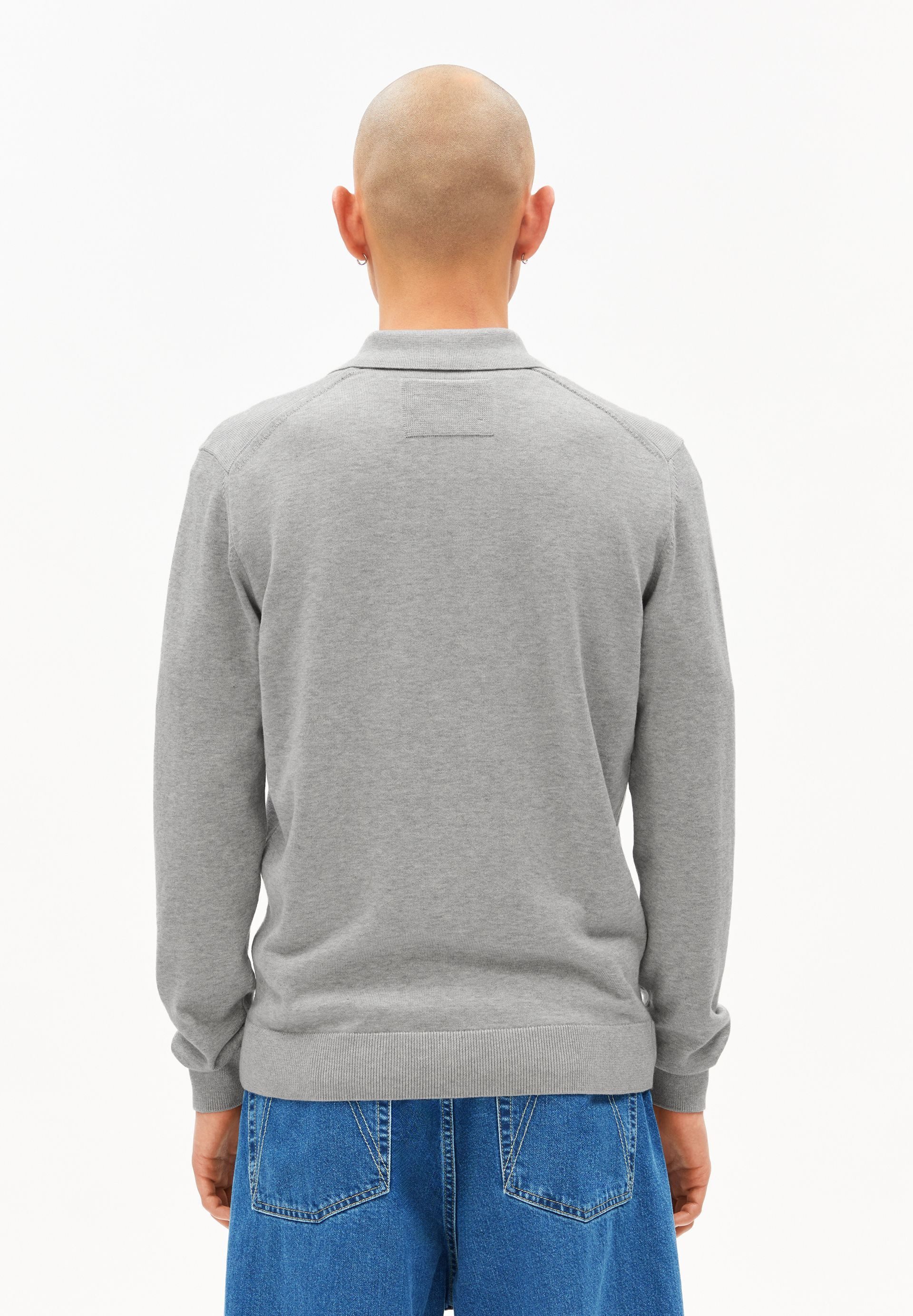 Armedangels Strickpullover KNIT POLO Polo aus Bio-Baumwolle Slim Fit