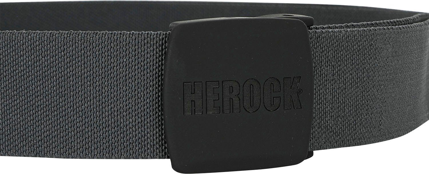 Herock Stretchgürtel Verin elastisch, einstellbar, gummierte Anti-Kratz- Schnalle, Länge 130 cm | Slim-Hosen