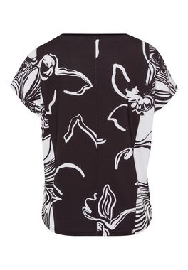TUZZI Kurzarmshirt mit Alloverprint und Kimonoärmeln