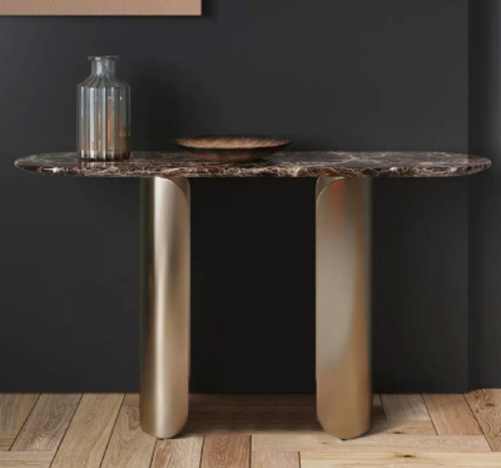 Konsolentisch (1-St., Design Modern Konsolentisch), Holz JVmoebel in Made Konsolentisch Tisch Luxus Gold Europe