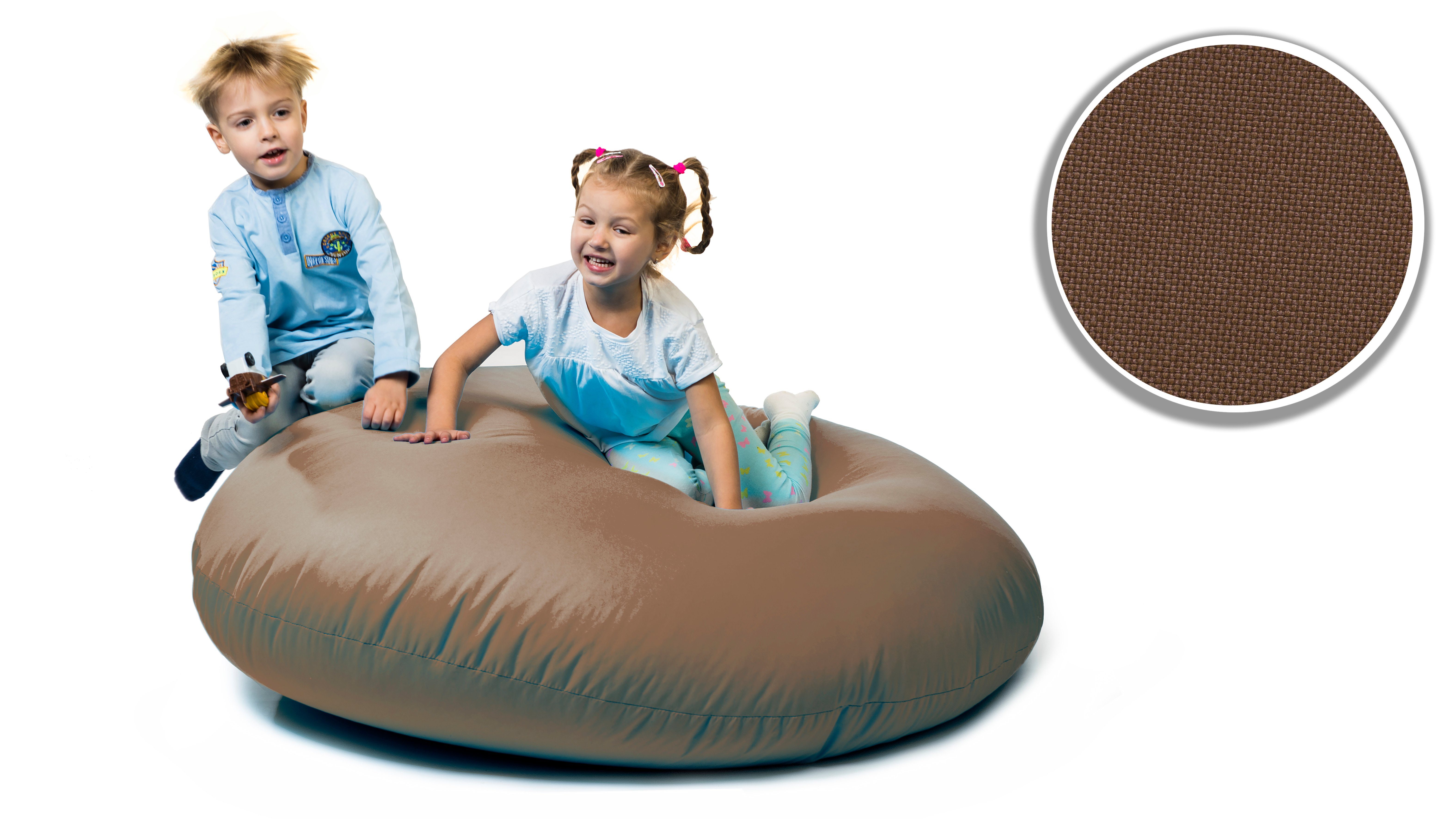 Kinder für Braun Erwachsene Füllung mit sunnypillow Sitzsack Outdoor Styropor & Indoor und