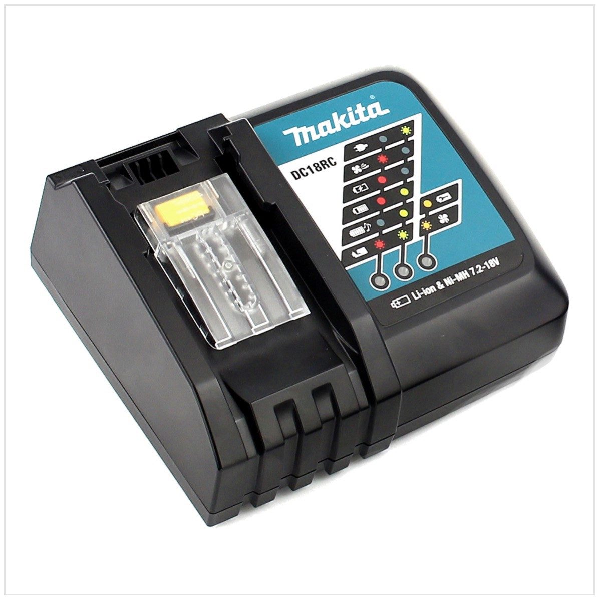 Makita Power Source Kit Li 18V mit 2x BL1850B Akku 5,0Ah Akkupacks – Bild 4 von 5