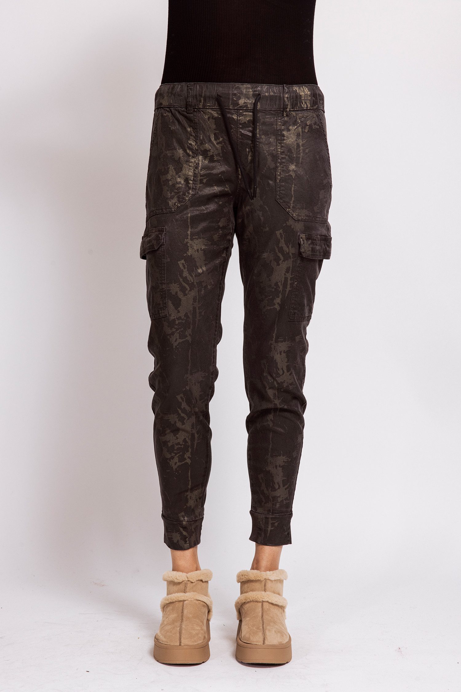 Zhrill Cargohose ZHDAISEY Slim Fit Passform, für lässigen Look, mit Elastikbund und Tunnelzug