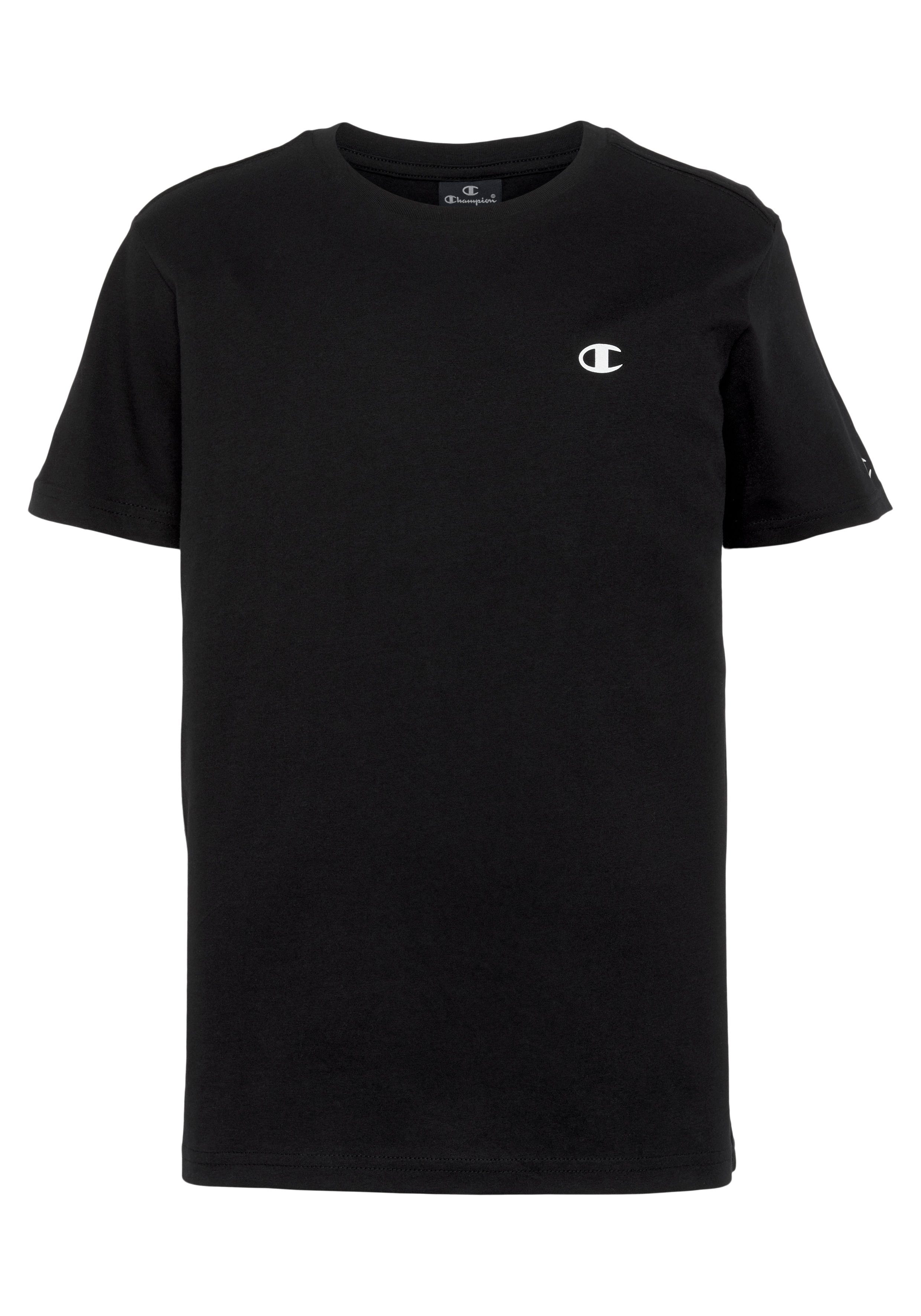 Champion T-Shirt Basic 2pack für weiß-schwarz Crew-Neck Kinder (Packung, - 2-tlg)