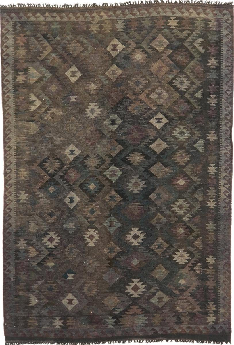 Trading, Moderner mm Orientteppich rechteckig, Orientteppich, Afghan 3 Kelim 200x293 Heritage Nain Handgewebter Höhe: