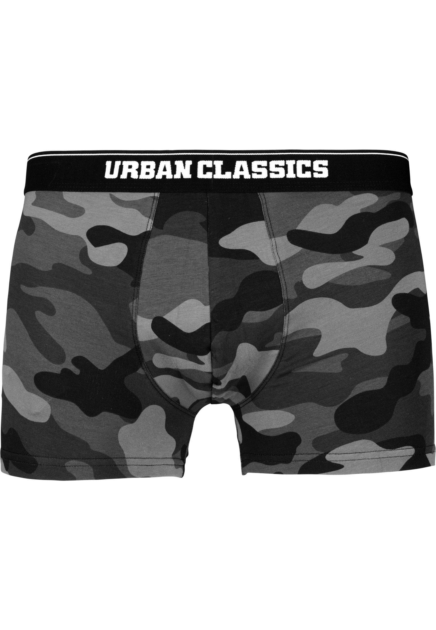 URBAN CLASSICS Boxershorts darkcamouflage Camo Shorts 2-Pack Boxer (1-St) Accessoires