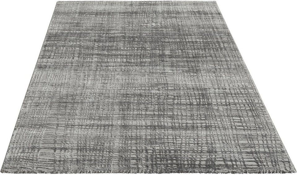 Teppich Mariano, my home, rechteckig, Höhe: 12 mm, Vintage, dezenter Glanz,  Hoch-Tief-Struktur, Schrumpf Carving-Effekt