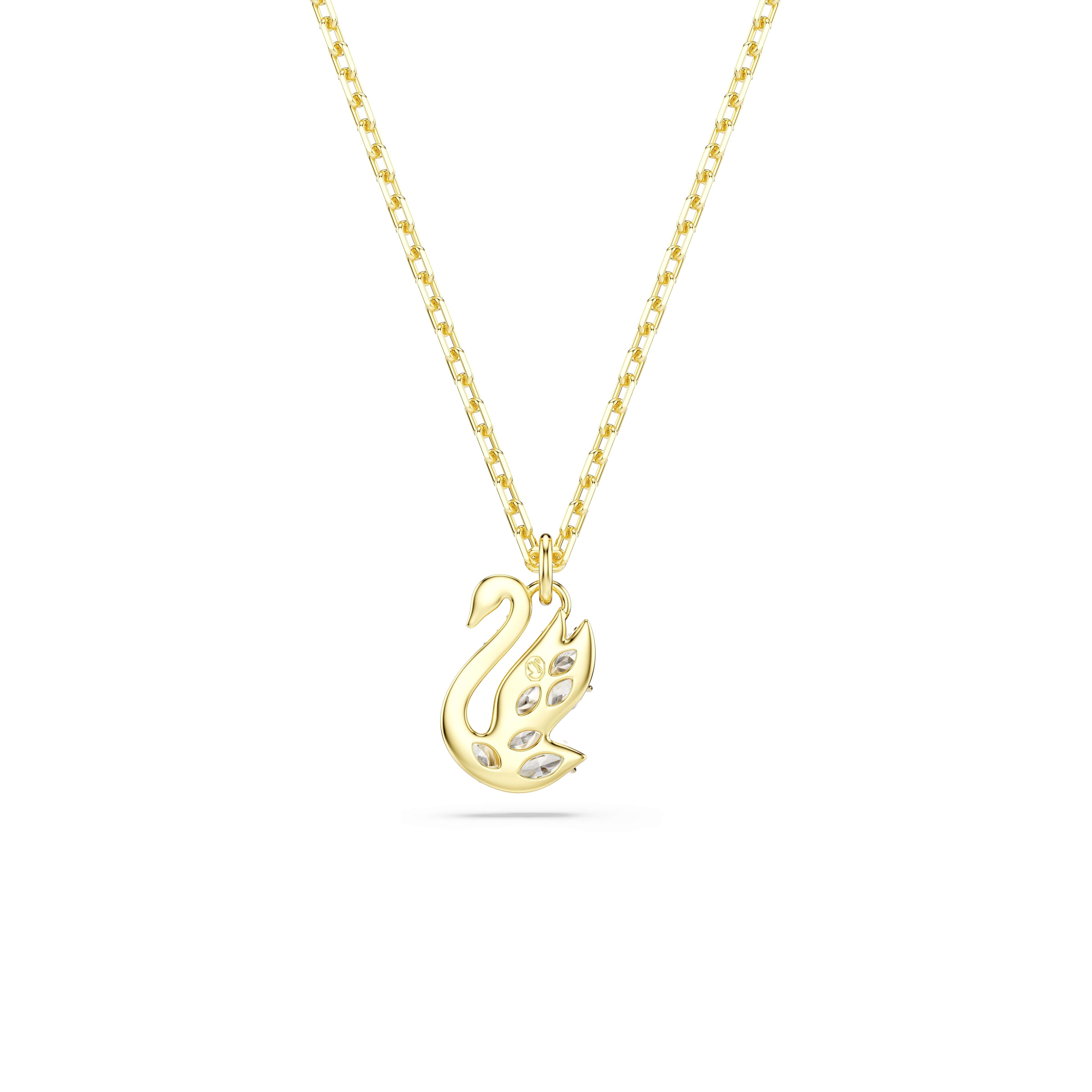 Swarovski Kette mit Anhänger Schmuck Geschenk SWAN Halskette, mit Swarovski® Kristall