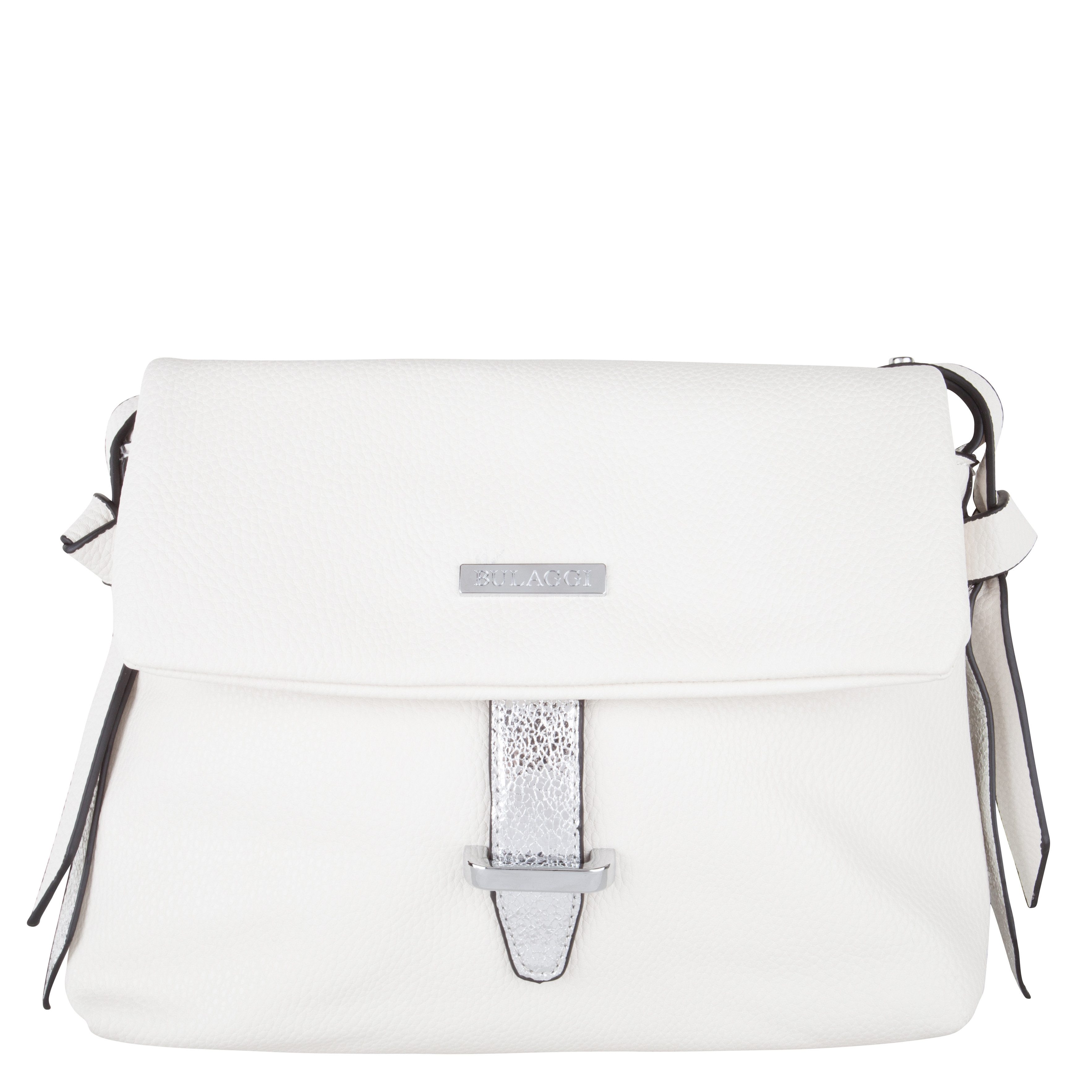BULAGGI Handtasche 30283, Boudin Crossbody mit seitlichen Zierbändern aus Kunstleder, verstellbarer Trageriemen