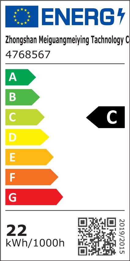 Energieeffizienzklasse: 