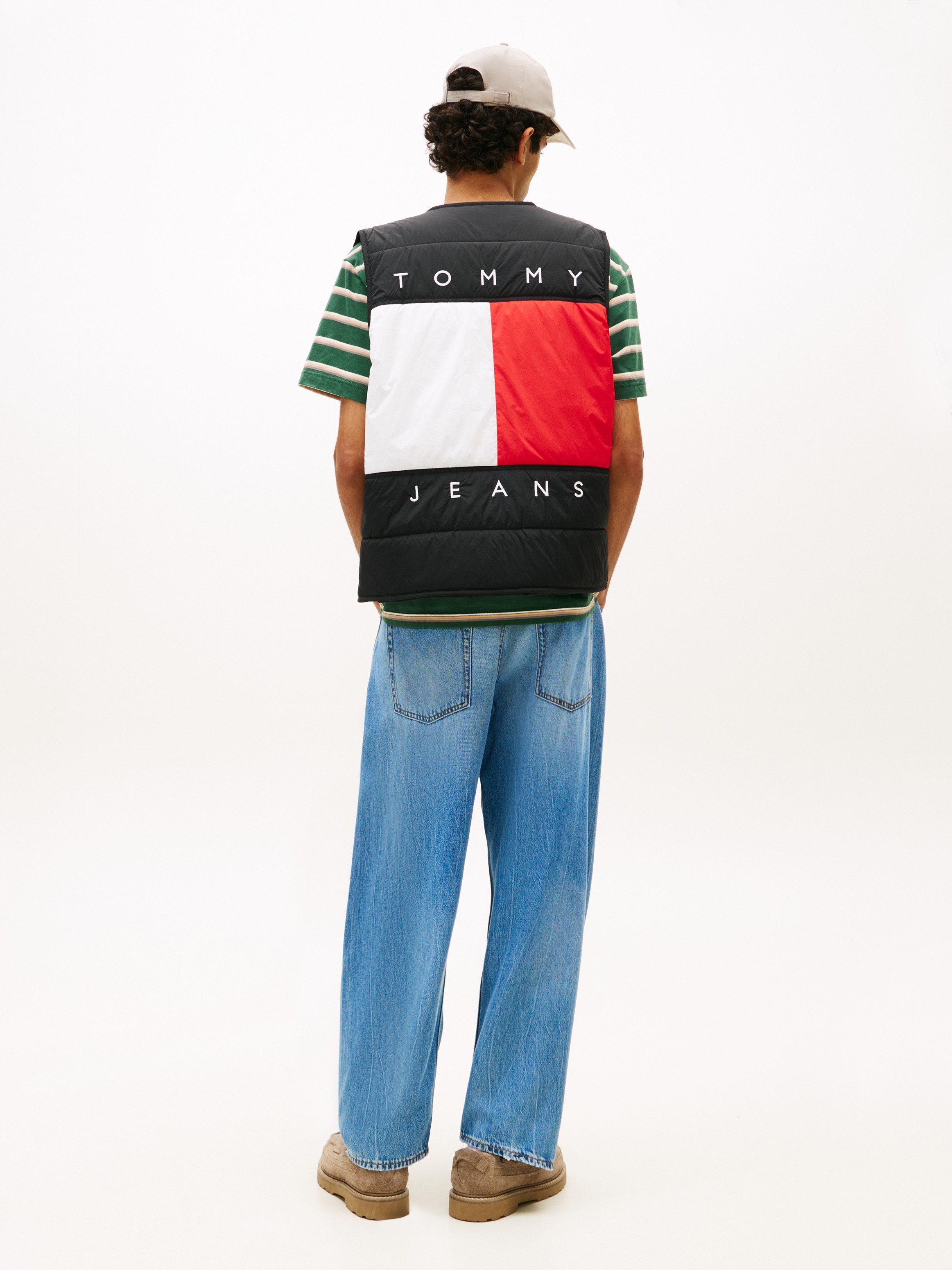 Tommy Jeans Steppweste TJM HERITAGE FLAG QUILTED Underliner Regular fit mit Rundhalsausschnitt – Bild 5 von 5