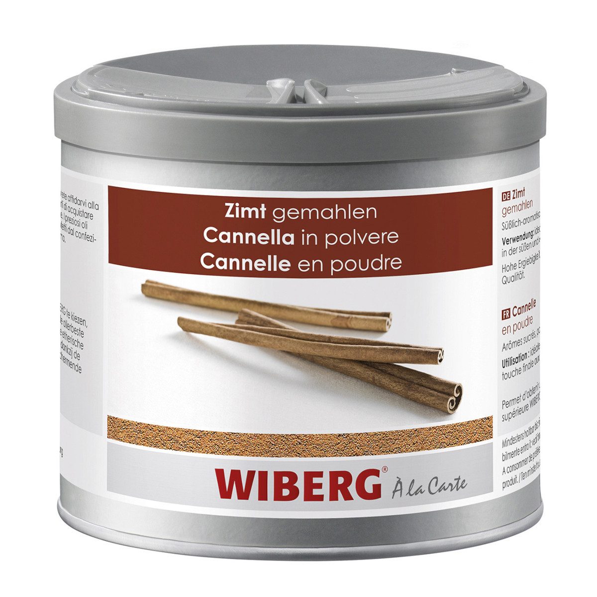 WIBERG Gewürz, Wiberg Zimt gemahlen zum Backen und Verfeinern von Speisen 200g