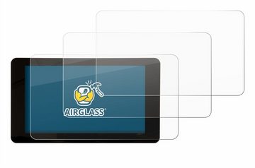 BROTECT flexible Panzerglasfolie für Raspberry Pi Touchscreen 7", Displayschutzglas, 3 Stück, Schutzglas Glasfolie klar