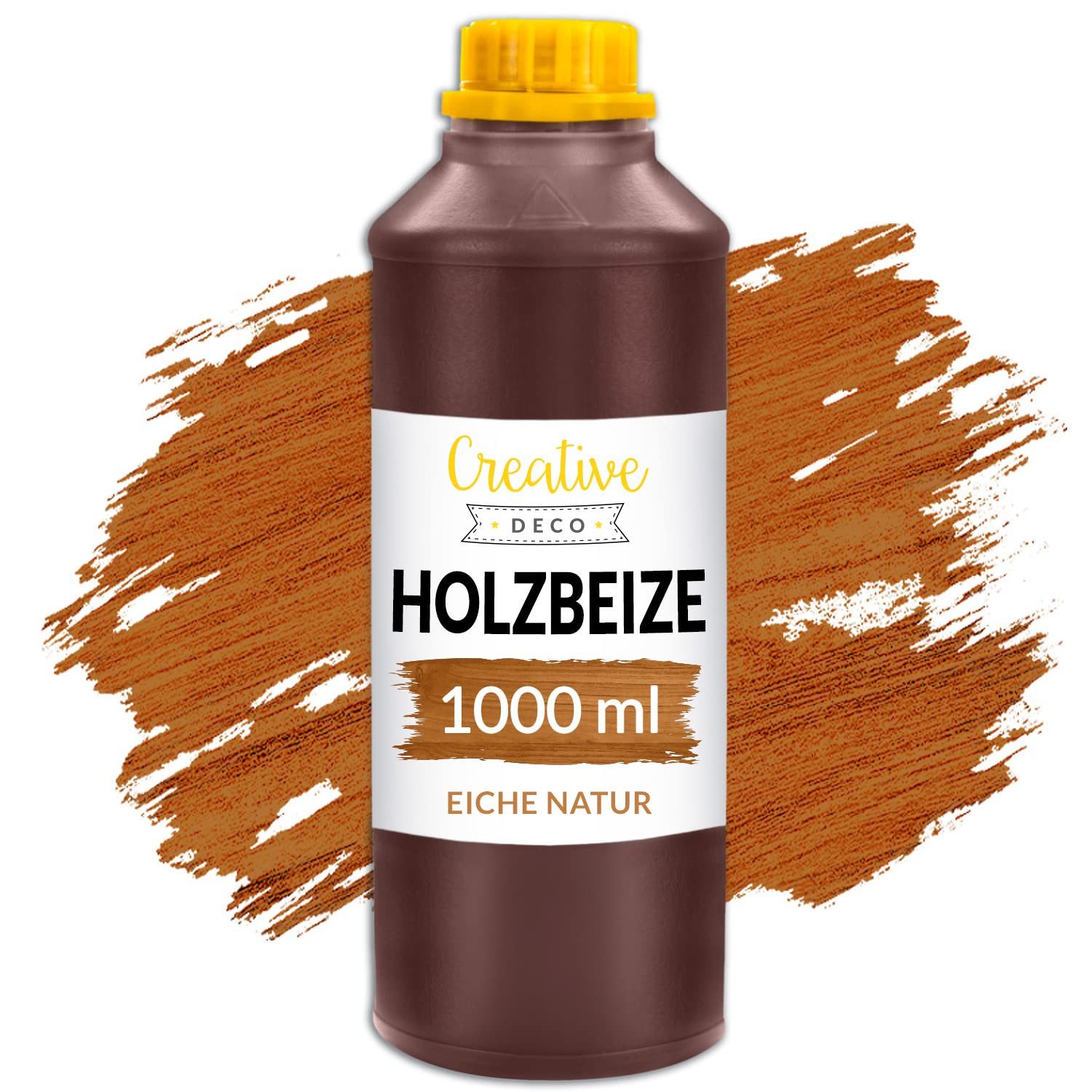 Creative Deco Holzbeize auf Wasserbasis 1L Holz Farbe, Schnelltrocknender Lack, Varnish