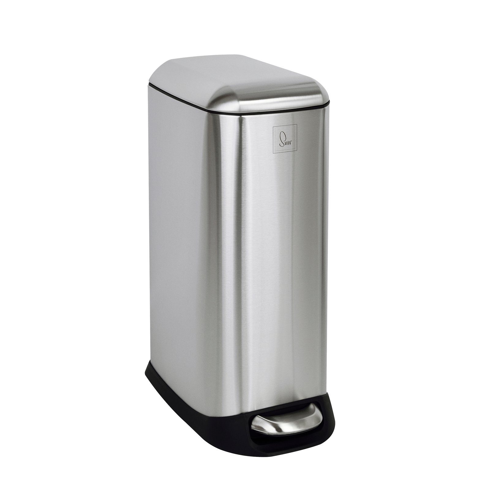 SVITA Mülleimer TS20, Treteimer, Inneneimer, 20L, Edelstahl, Silber