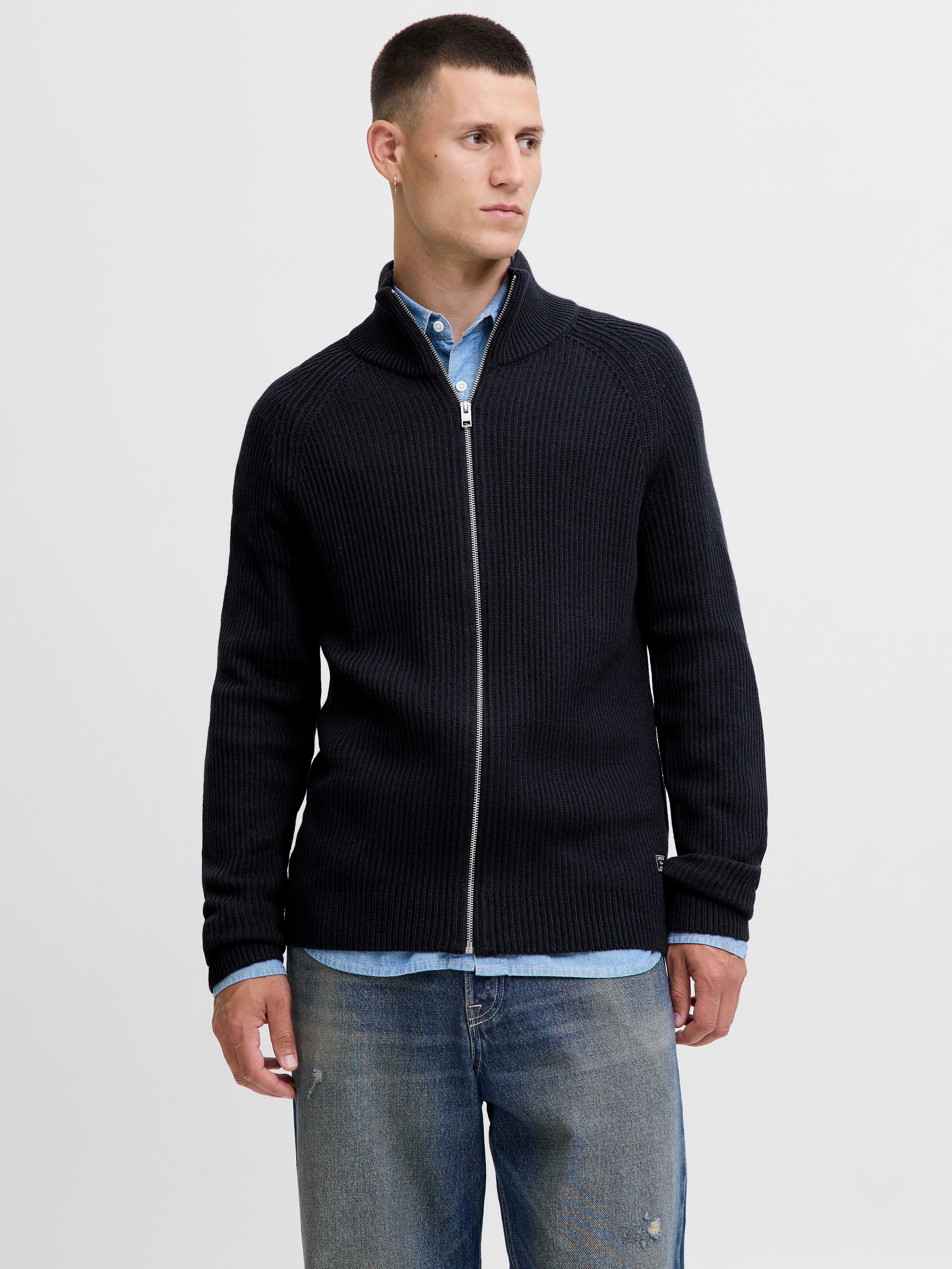 Jack & Jones Strickjacke JJPANNEL KNIT günstig online kaufen