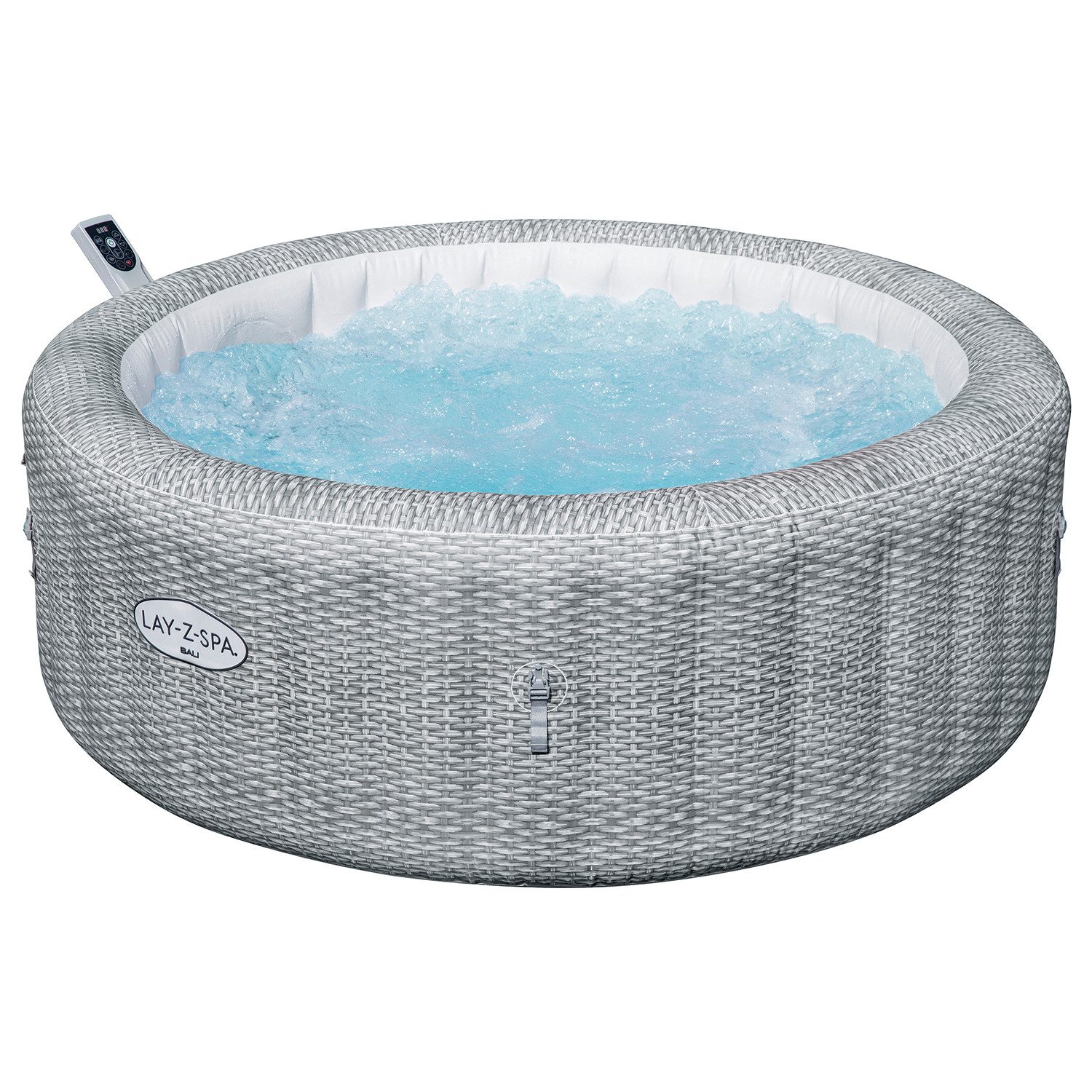 Bestway Whirlpool LAY-Z-SPA® Bali AirJet™, (Set, Inkl. App-Steuerung, für max. 6 Personen), Ø 196 x 71 cm