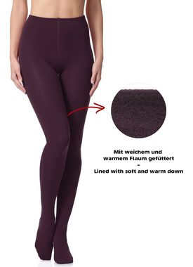 Merry Style Strumpfhose Damen Thermo Strumpfhosen 24555 gefüttert Extra Warm (1 St)