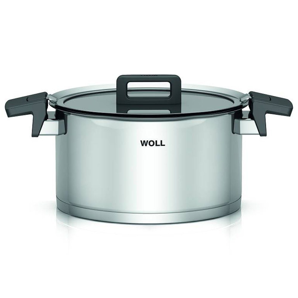 WOLL MADE IN GERMANY Topf-Set Woll Concept 4tlg. Topfset, Induktion, Edelstahl 18/10 (Set, 4-tlg., Kochtopf Ø 20cm + Ø 24cm + Stieltopf Ø 18cm + Bratentopf Ø 28cm), Induktionsgeeignet