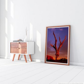 Sinus Art Poster Uluru bei Sonnenaufgang Australien 60x90cm Poster