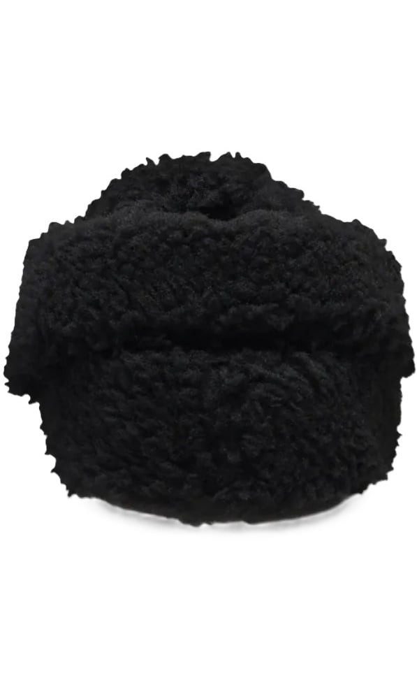 Crocs Classic Cozzzy Slipper (Kunstfell, warm) schwarz Kinder - 1 Paar Hausschuh