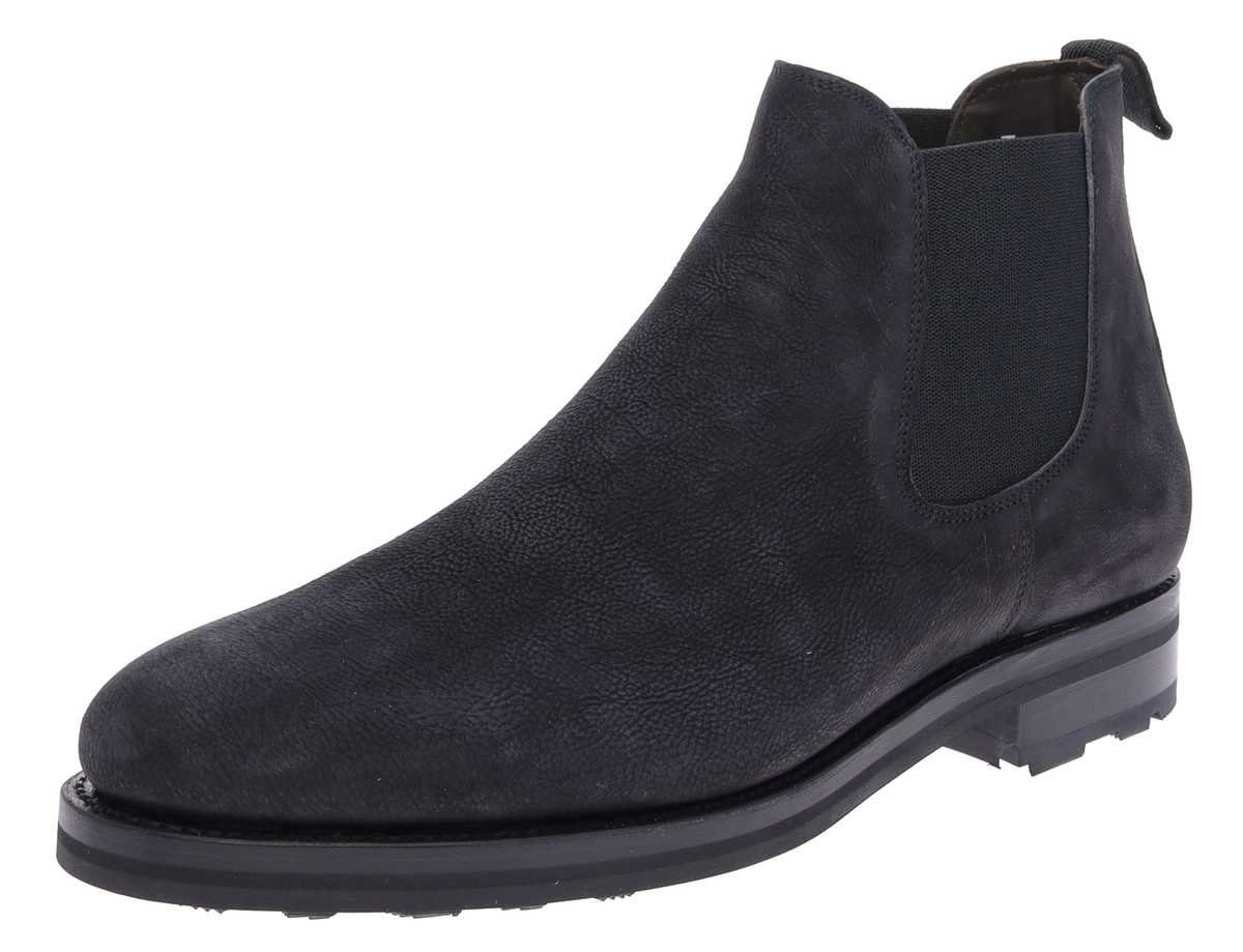 Sendra Boots TOM 12931 Schwarz Stiefelette Rahmengenähter Herren Chelsea Boot