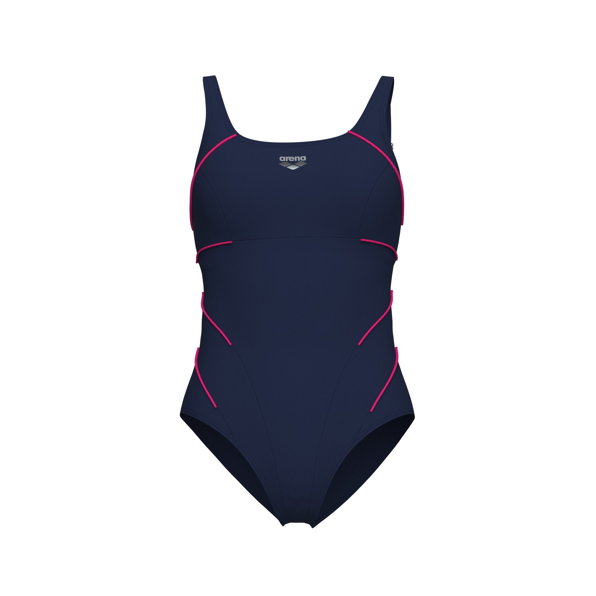 Arena Badeanzug W JEWEL ONE PIECE LOW C CUP R NAVY-FAIRY ROSE