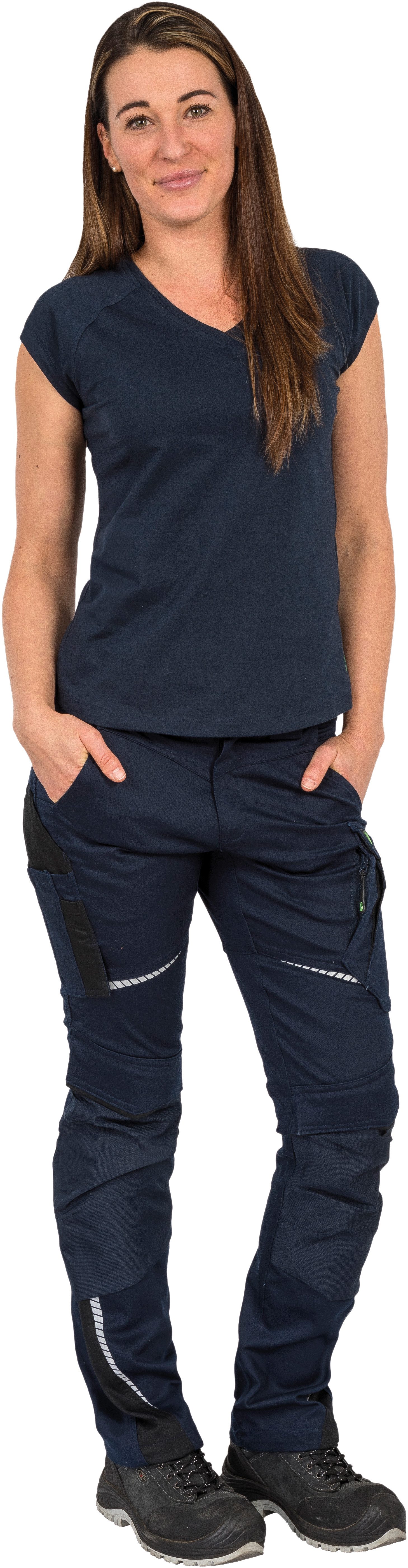Leibwächter T-Shirt Damen Arbeits T-Shirt mit kurzen Flügelärmeln antibakterielle, Antigeruchs- und Antipilling-Ausrüstung