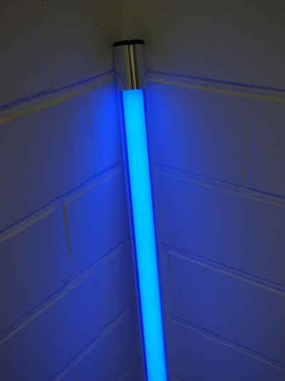 XENON LED Wandleuchte 8268 LED Leuchtstab 9 Watt blau 1000 Lumen 63 cm Aussen IP-44, LED, Xenon / Blau
