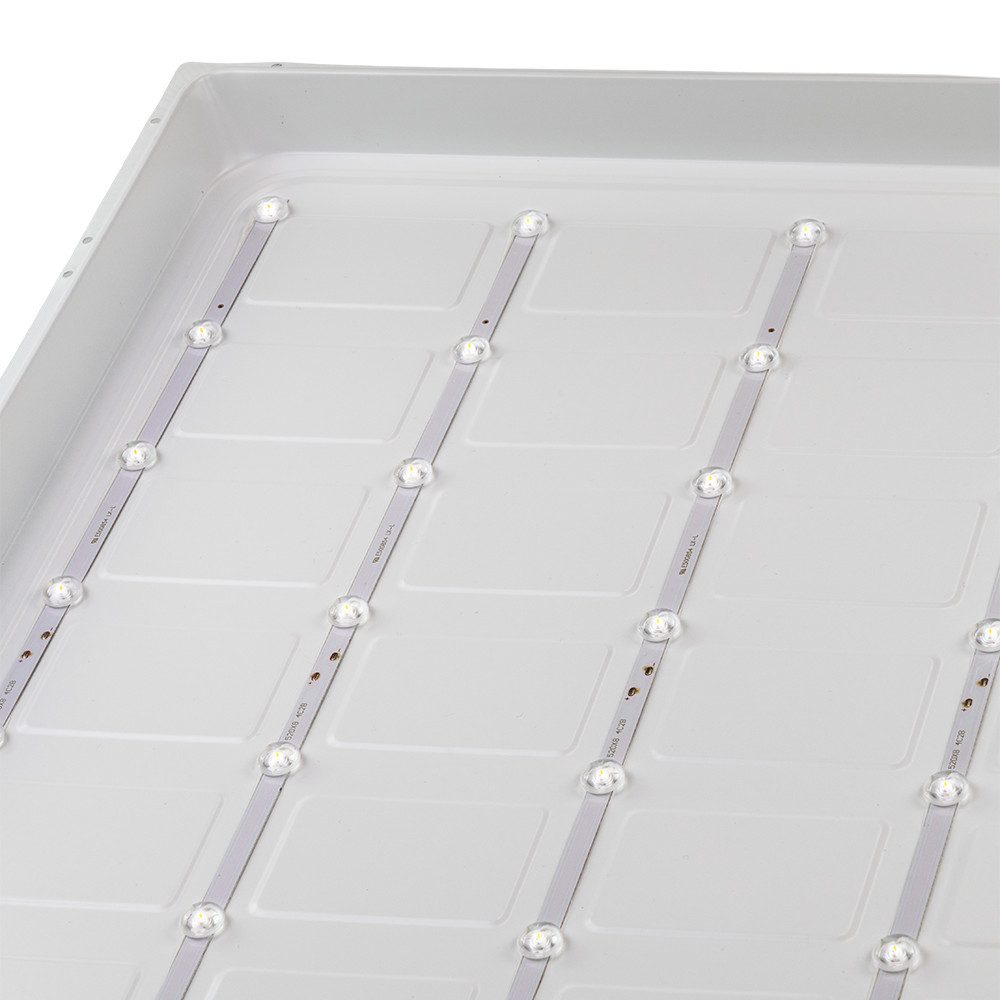 LUXULA LED Panel 6er Pack LED Panel UGR<19, 62x62, 40W, 4400 lm, 6000K, Backlit, 90°, LED fest integriert, Kaltweiß