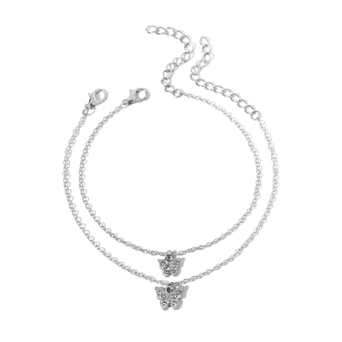 KARMA Fußkette mit Anhänger Fußkettchen 2tlg. günstig online kaufen