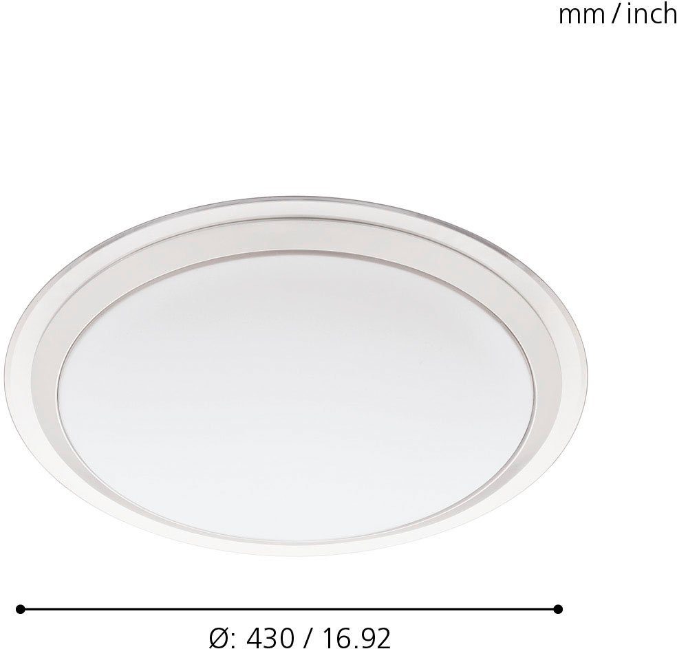 EGLO LED Deckenleuchte COMPETA-C, Dimmfunktion, Farbwechsel, günstig online kaufen