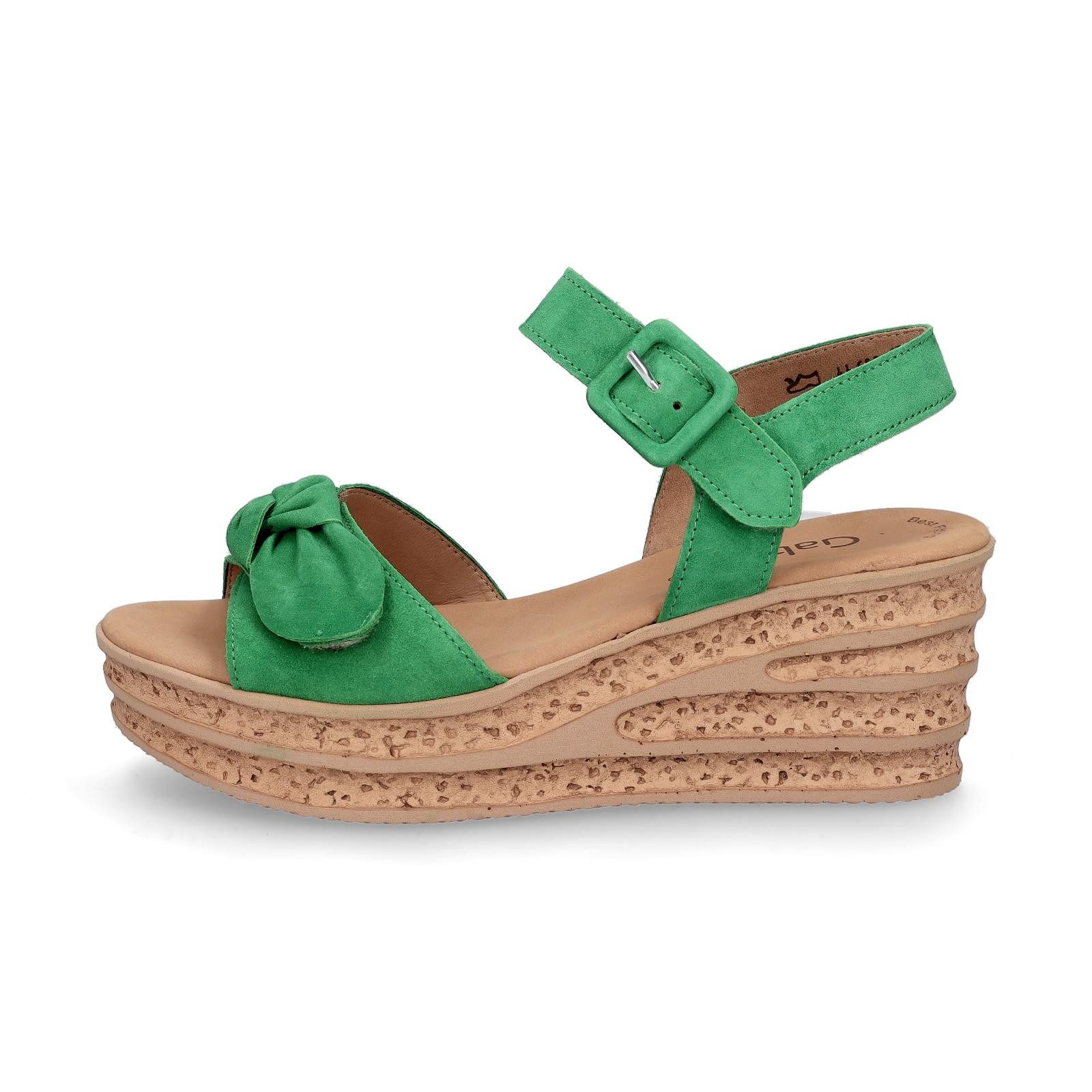 Gabor Gabor Damen Plateau Keilsandalette grün Sandale günstig online kaufen