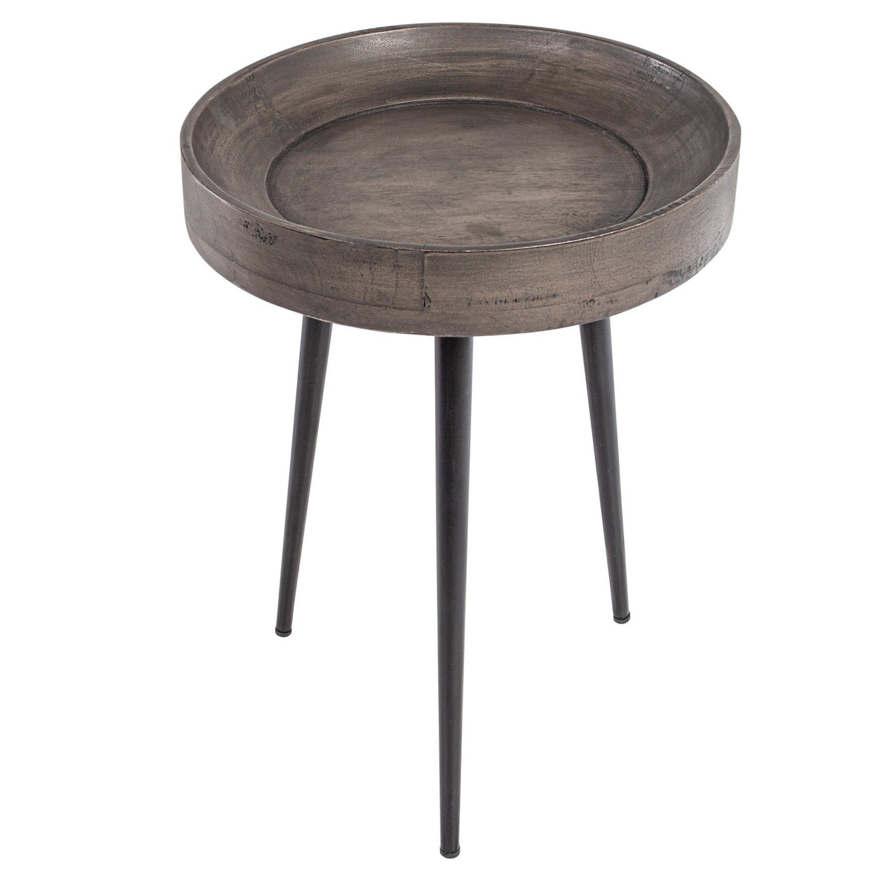 riess-ambiente Beistelltisch PURE NATURE Ø35cm grau günstig online kaufen