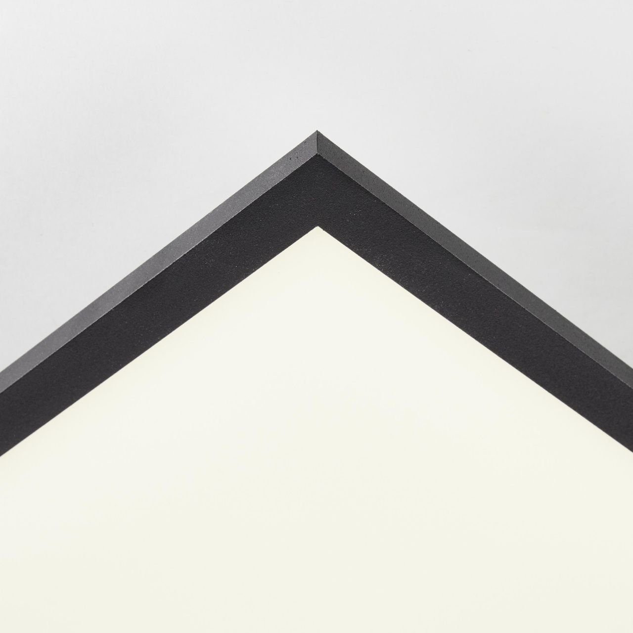Brilliant schwarz, Aufbauleuchte Lampe, Jacinda, Deckenaufbau-Paneel 1x LED Jacinda in sand 2700-6200K, LED 80x40cm