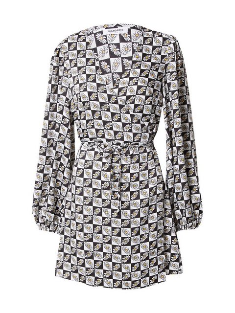 Glamorous Minikleid (1-tlg) Drapiert/gerafft, Wickel-Design
