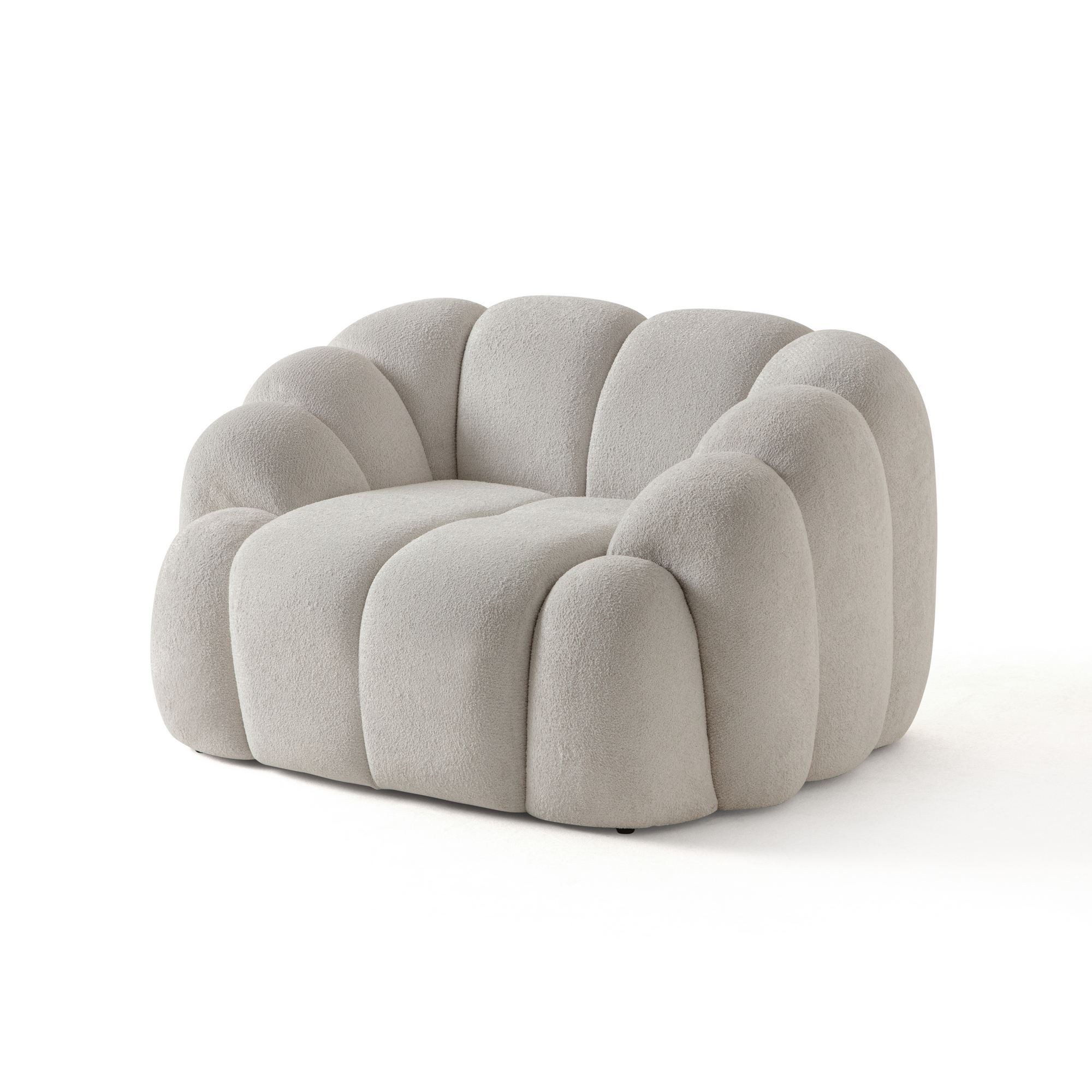 Skye Decor Sofa Octavio, 1 Teile, Octavio 1-Sitzer Sofa in Weiß, pflegeleichter Bezug