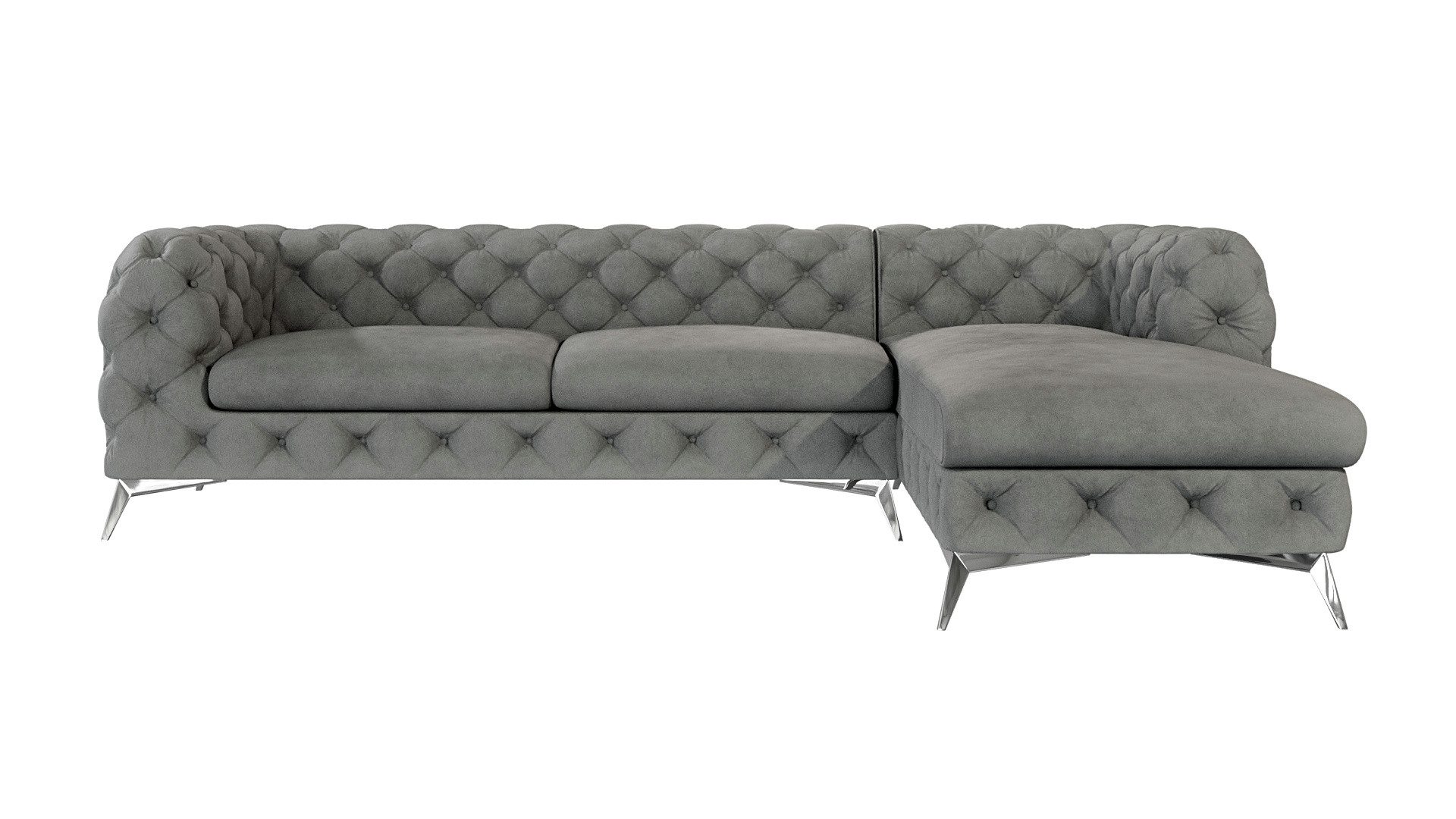 S-Style Möbel Ecksofa Kalina, Chesterfield mit günstig online kaufen