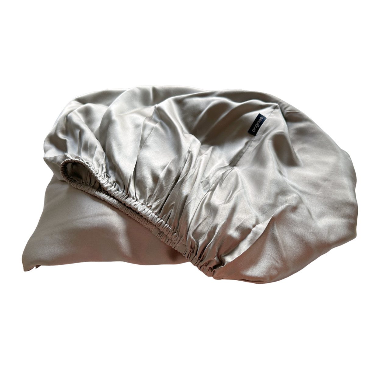 orignee Spannbettlaken Seide Spannbettlaken aus 100% Maulbeerseide, grey, 100% Seide, Gummizug: rundrum, 100% Seide