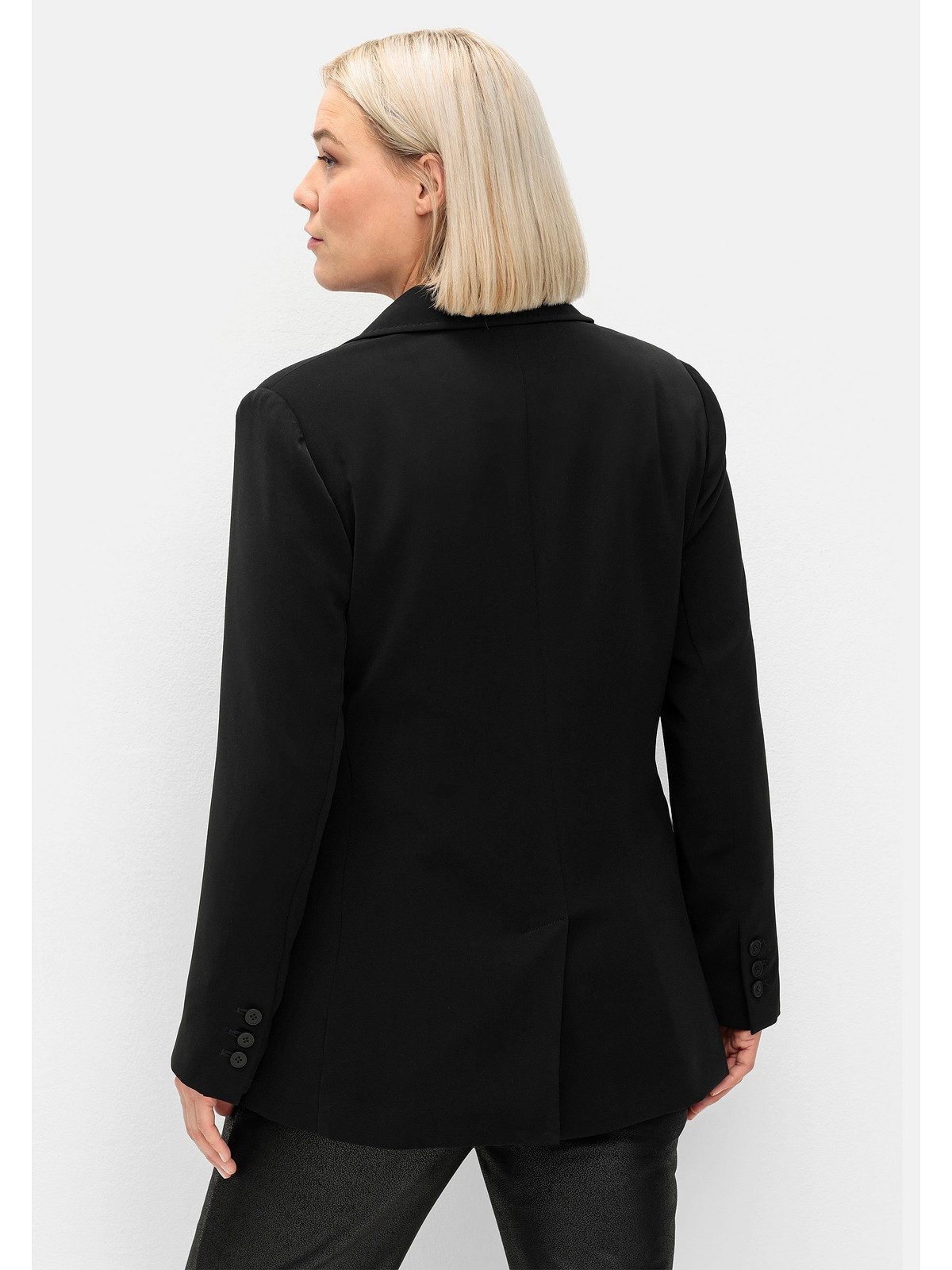 Sheego Longblazer Große Größen in taillierter Form, mit Schlitz hinten