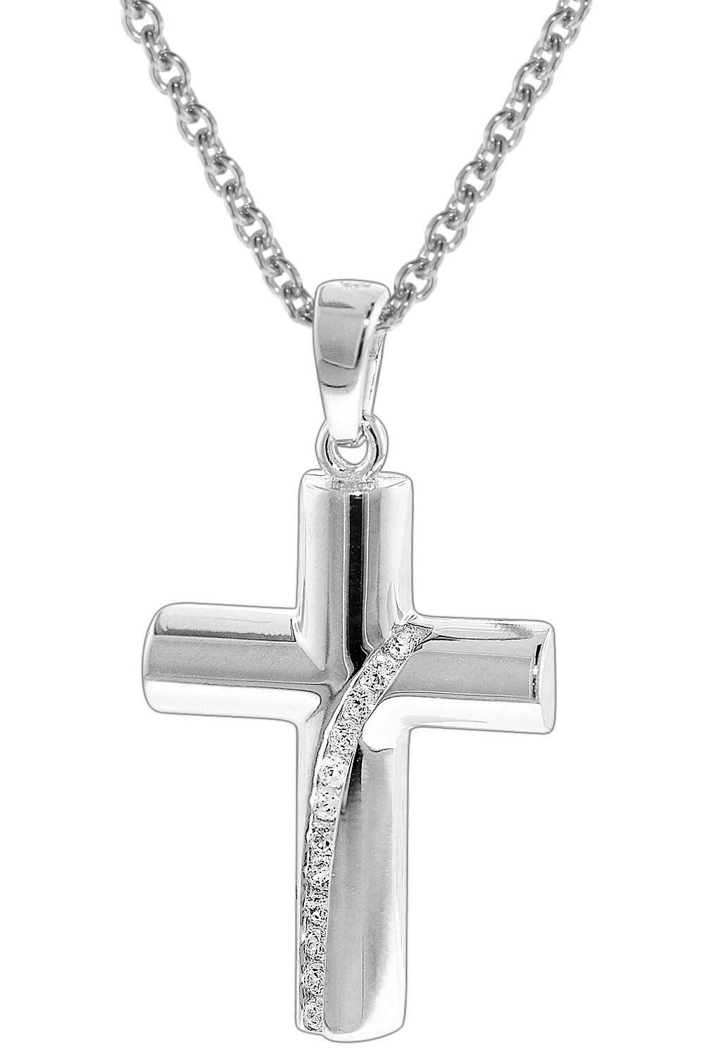 trendor Kette mit Anhänger Kreuz-Anhänger mit günstig online kaufen