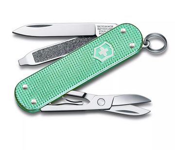 Victorinox Taschenmesser Victorinox Classic SD alox grün inkl. Etui, Victorinox Classic SD alox grün inkl. Etui