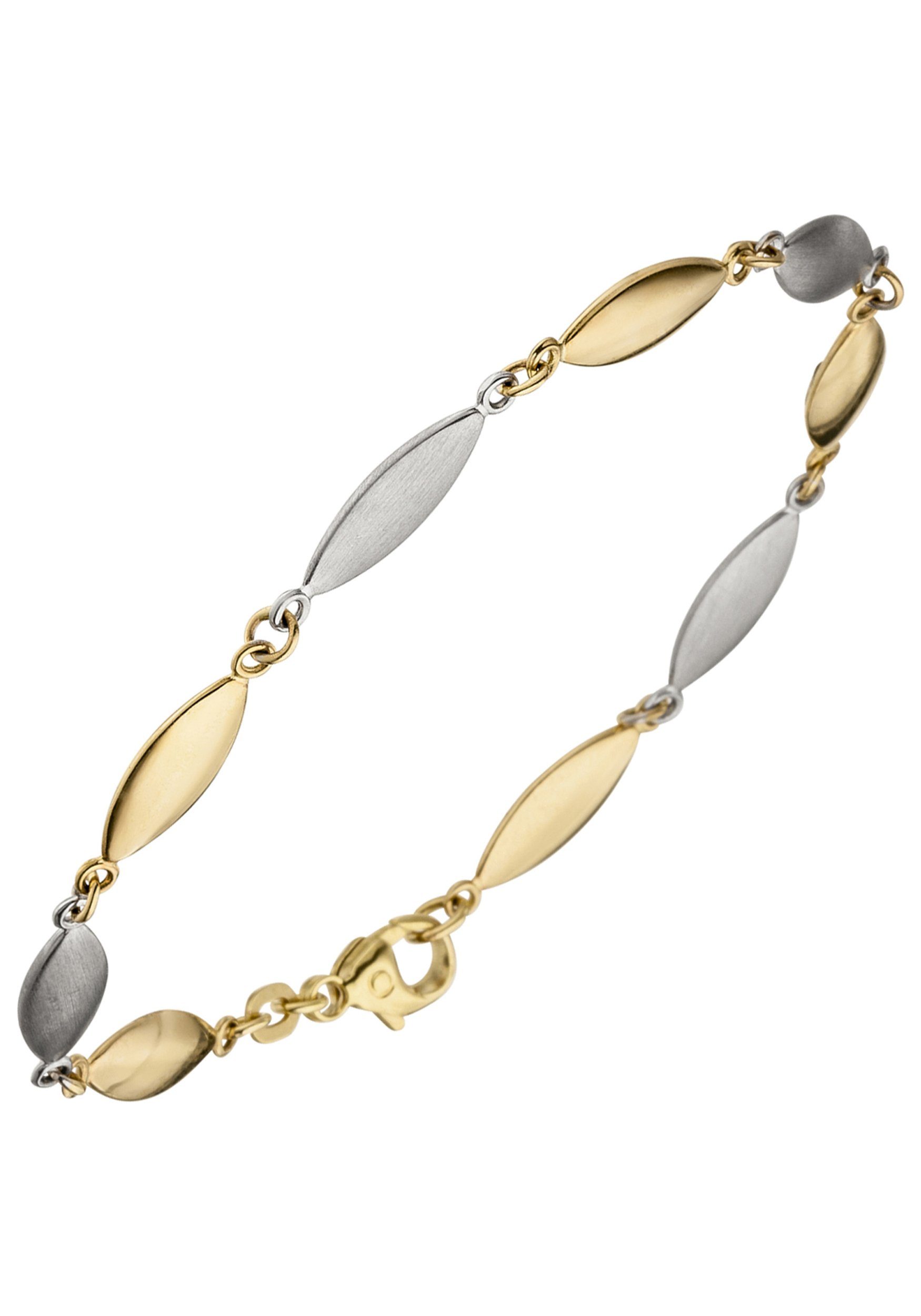 JOBO Goldarmband, 585 Gold bicolor