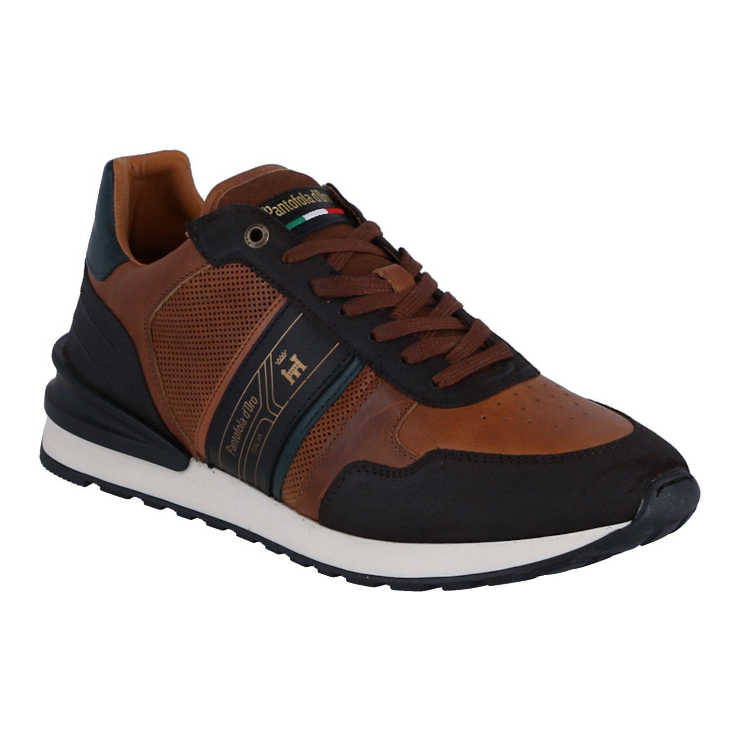 Pantofola d´Oro Ponte Runner Low Leder braun Herren Sneaker