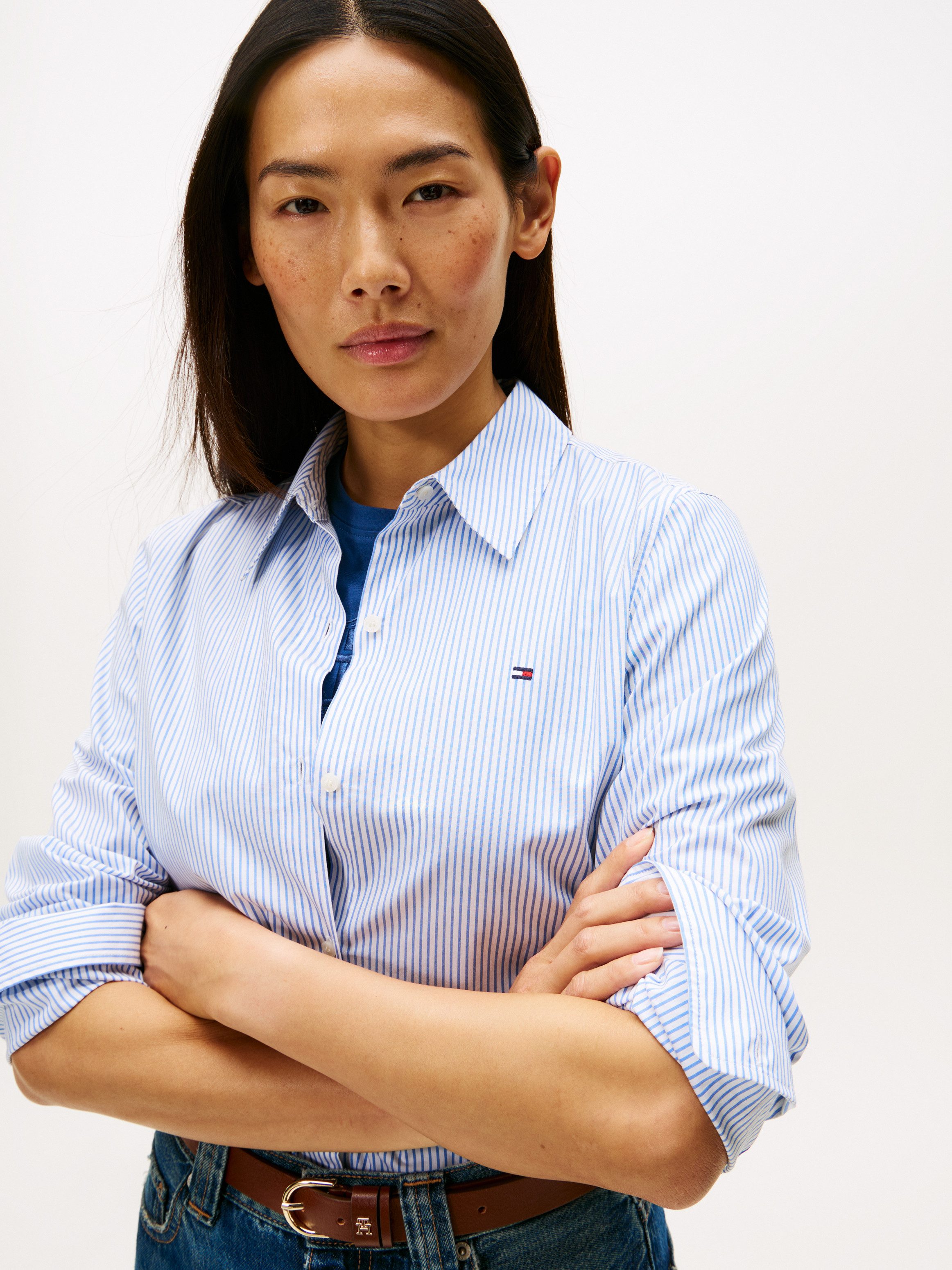 Tommy Hilfiger Shirtbluse ESS POPLIN REGULAR SHIRT günstig online kaufen