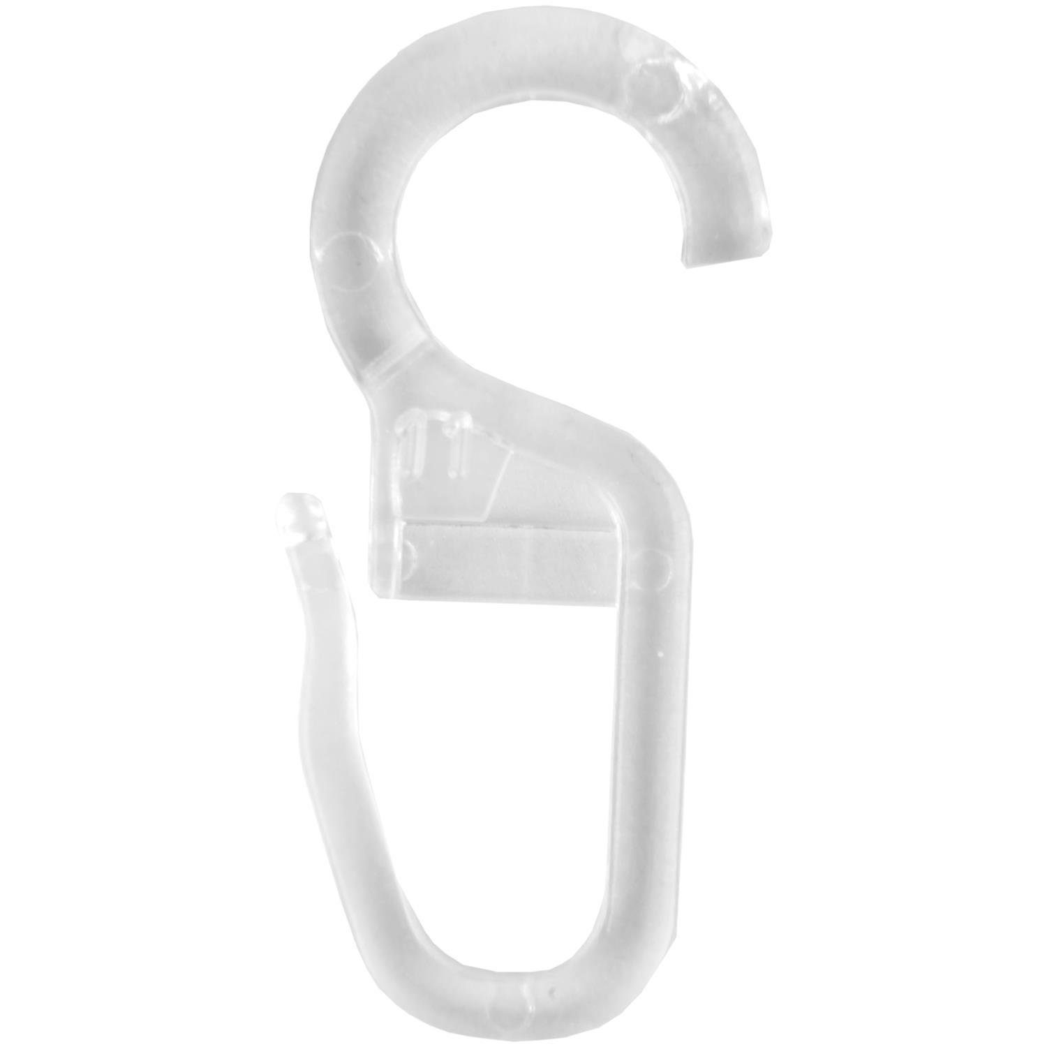 Bestlivings Gardinenstange, 1-läufig, Faltenleghaken - klar - 9mm, Gardinen günstig online kaufen